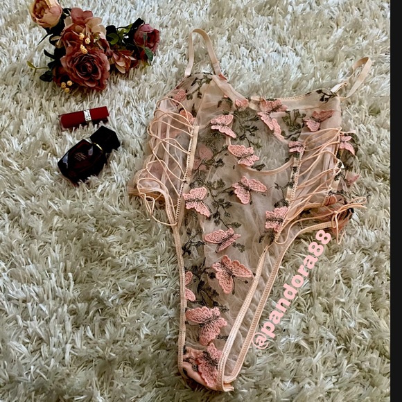 Butterfly fairy sexy teddy lace valentines - Picture 3 of 10